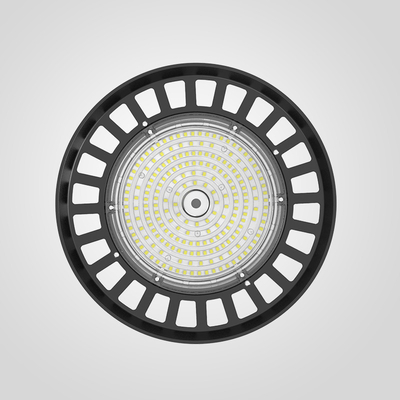 Buy 160lm/w Luminous Efficiency LED High Bay Light for High Ceiling Areas in RAL 9017 Black online manufacture