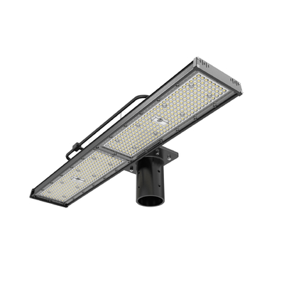 High CRI 80 Optional Linear LED High Bay Light for Pole Mounting in RAL 9017 Black